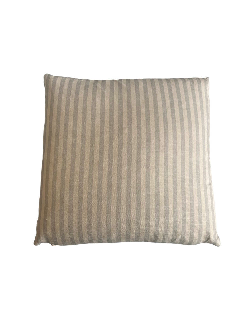 Classic Cushion - Dove & Nickel - Skinny Stripe