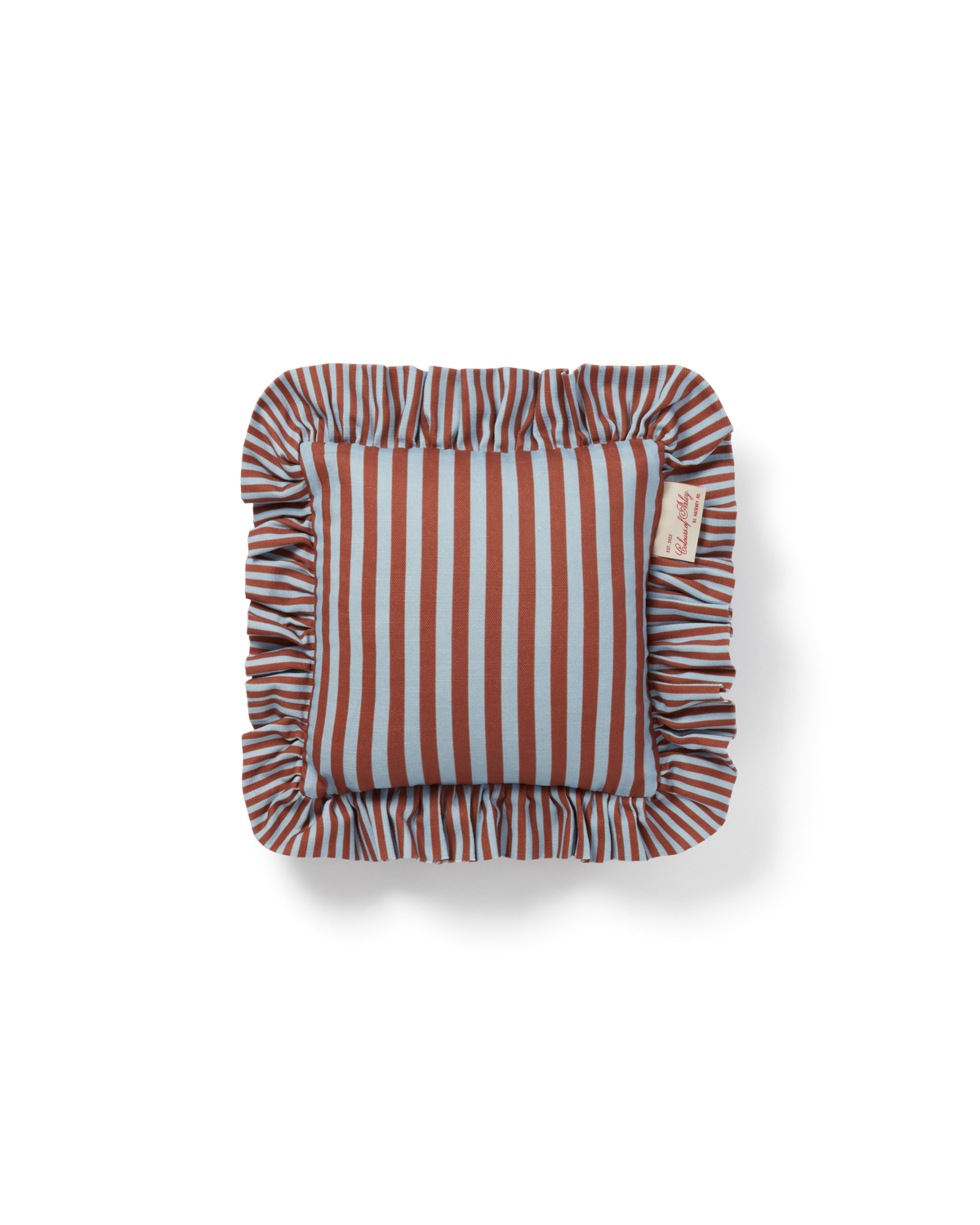 Baby Cocktail Cushion - Frost & Deep Rust