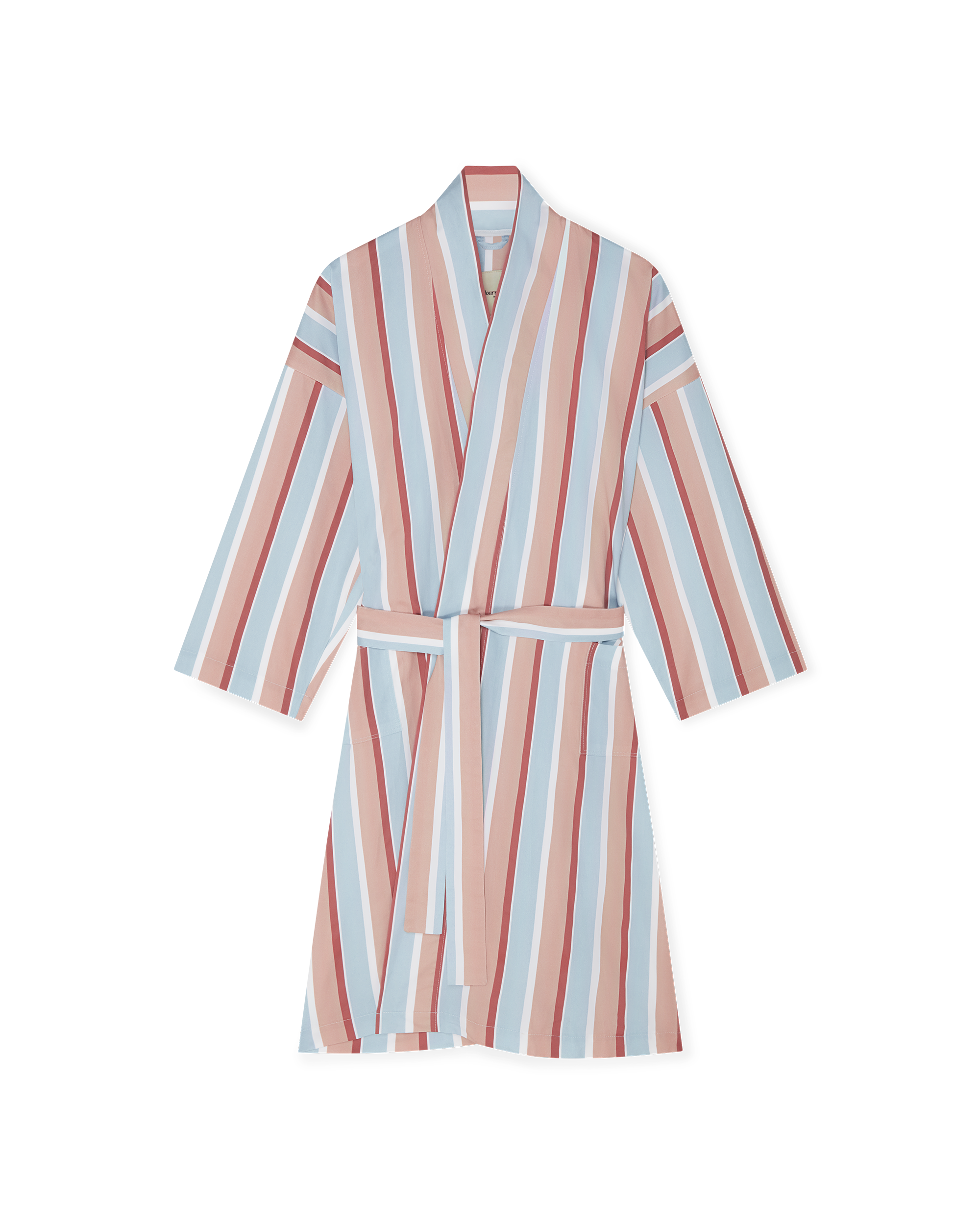 The Sicilian Robe - Diamond, Cherry & Chalk Pink