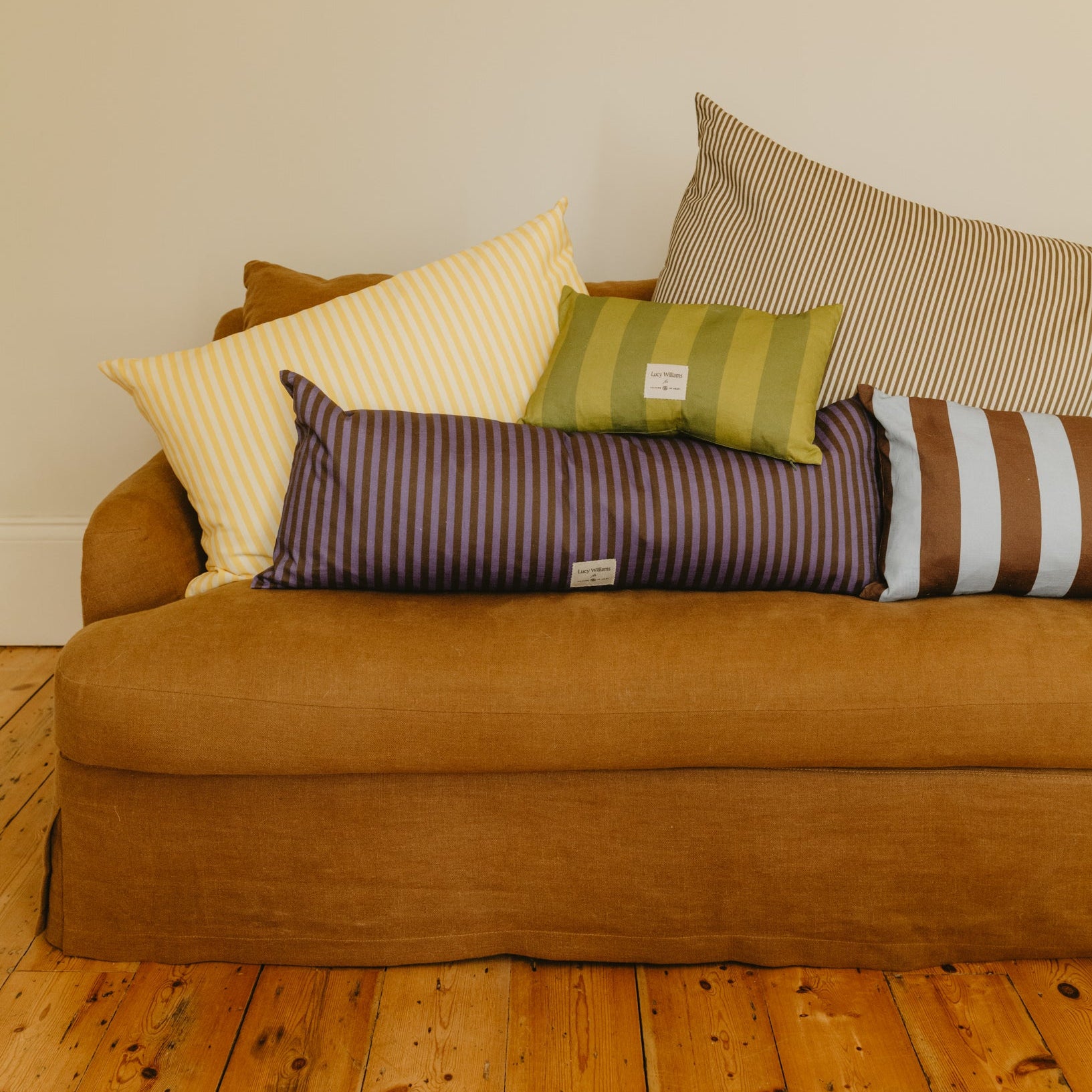 The Burnt Toast Cushion - Sawdust & Nutmeg