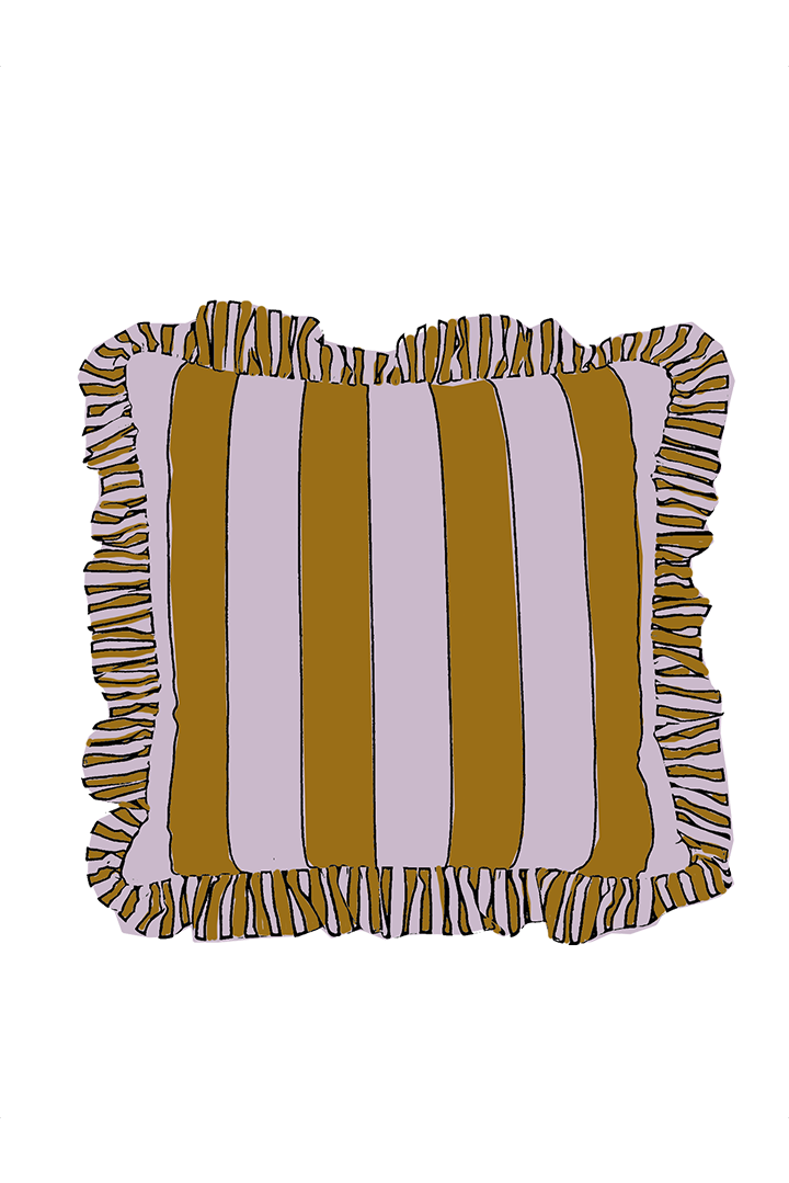 Honey & Periwinkle - Skinny Stripe