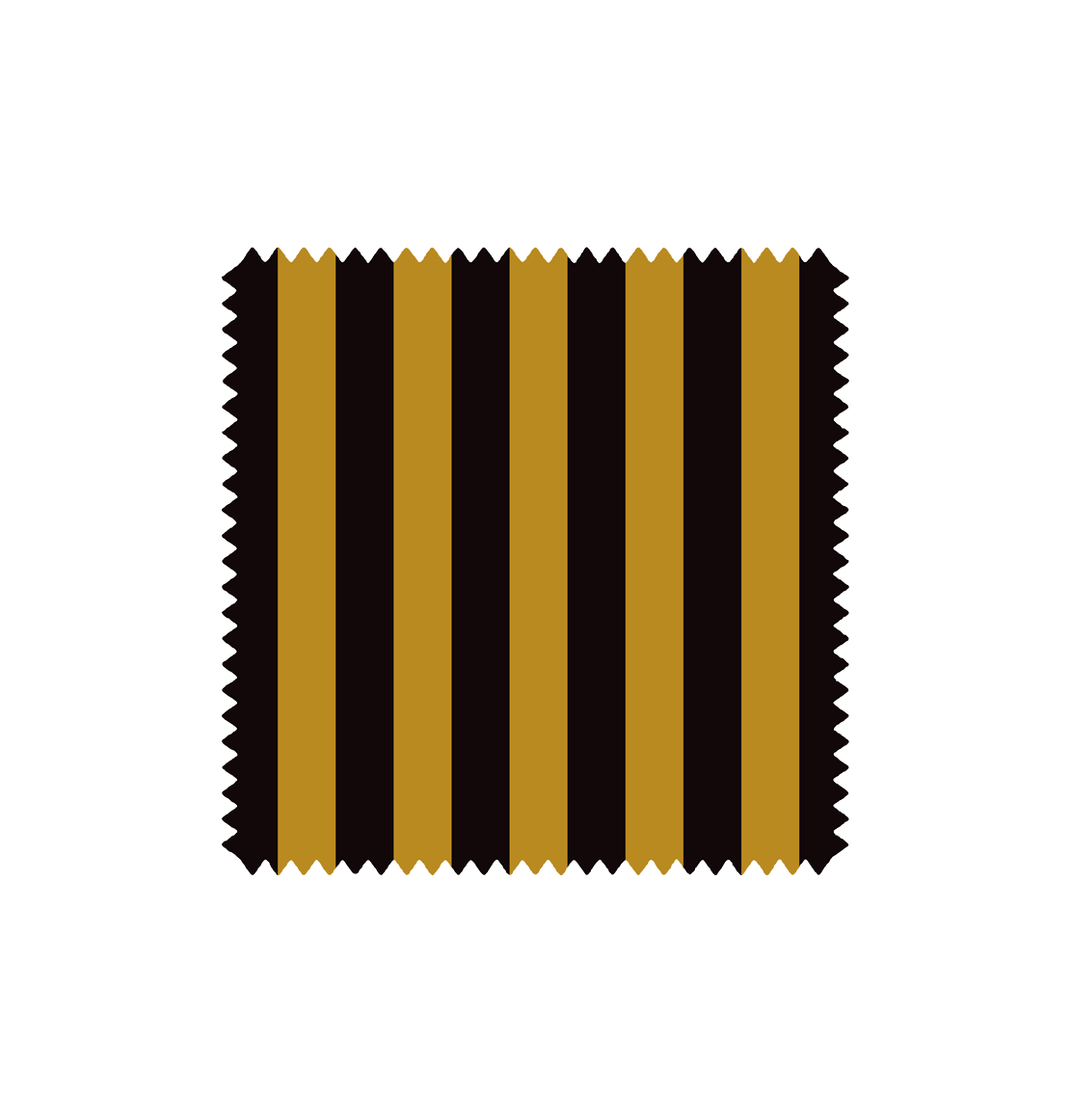 Meteorite & Gold Leaf - Skinny Striped Fabric