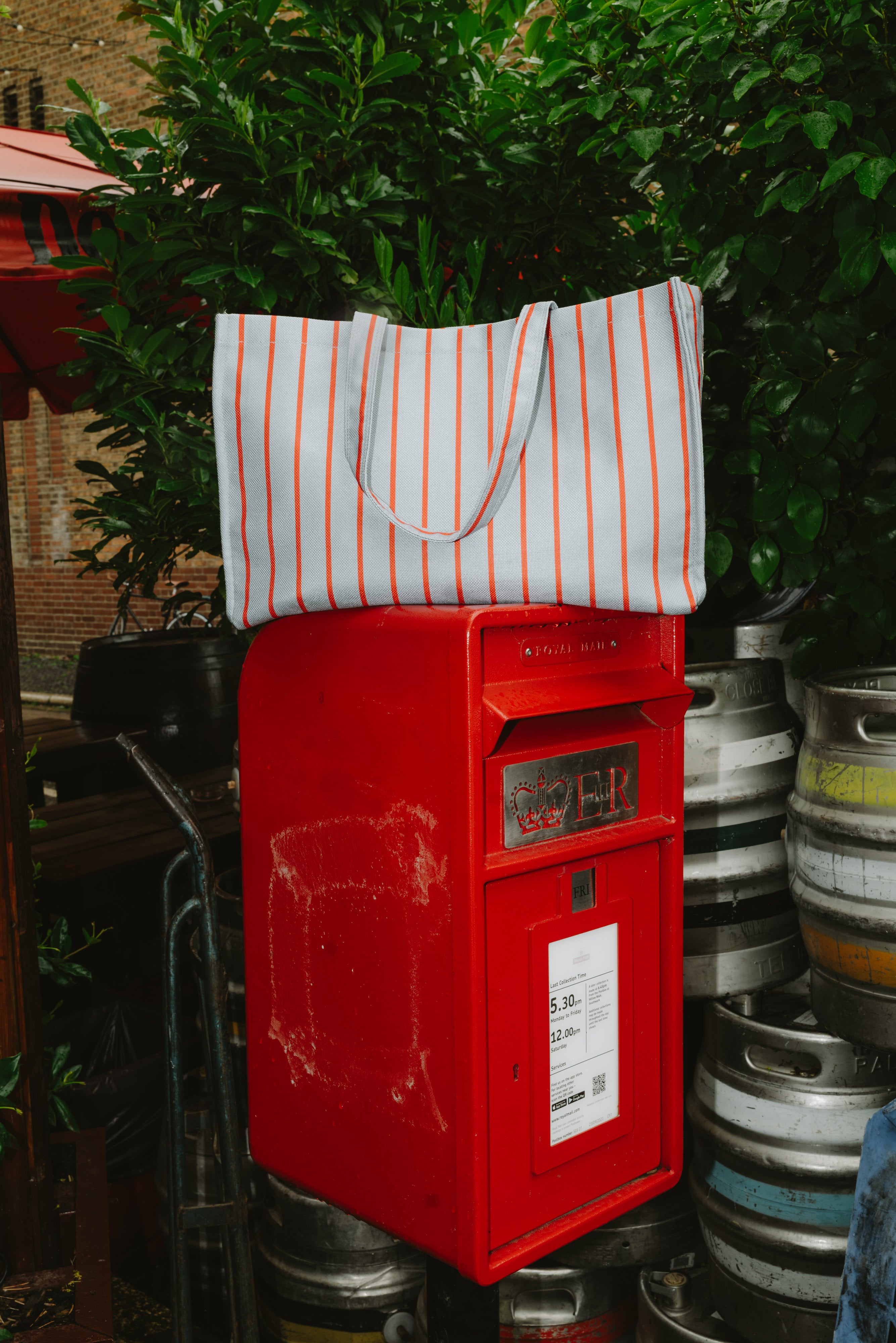 Striped Studio Bag by Colours of Arley x ADAM JONES - Wrexham